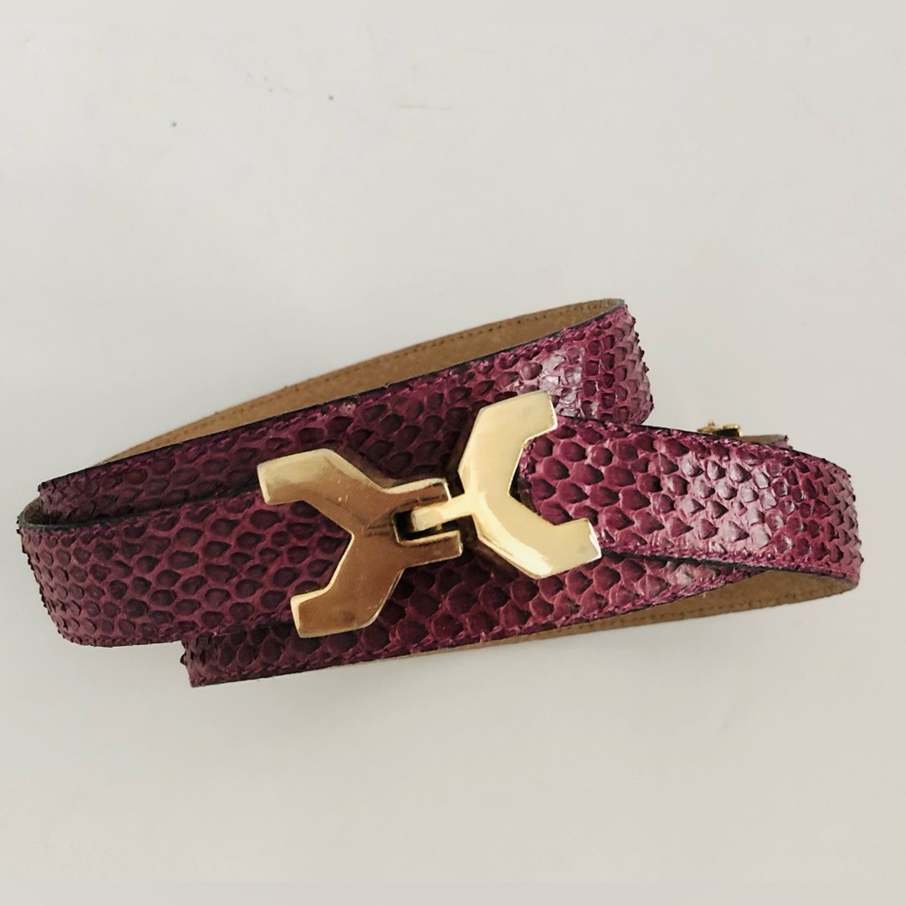 Laura Lei Snakeskin Belt